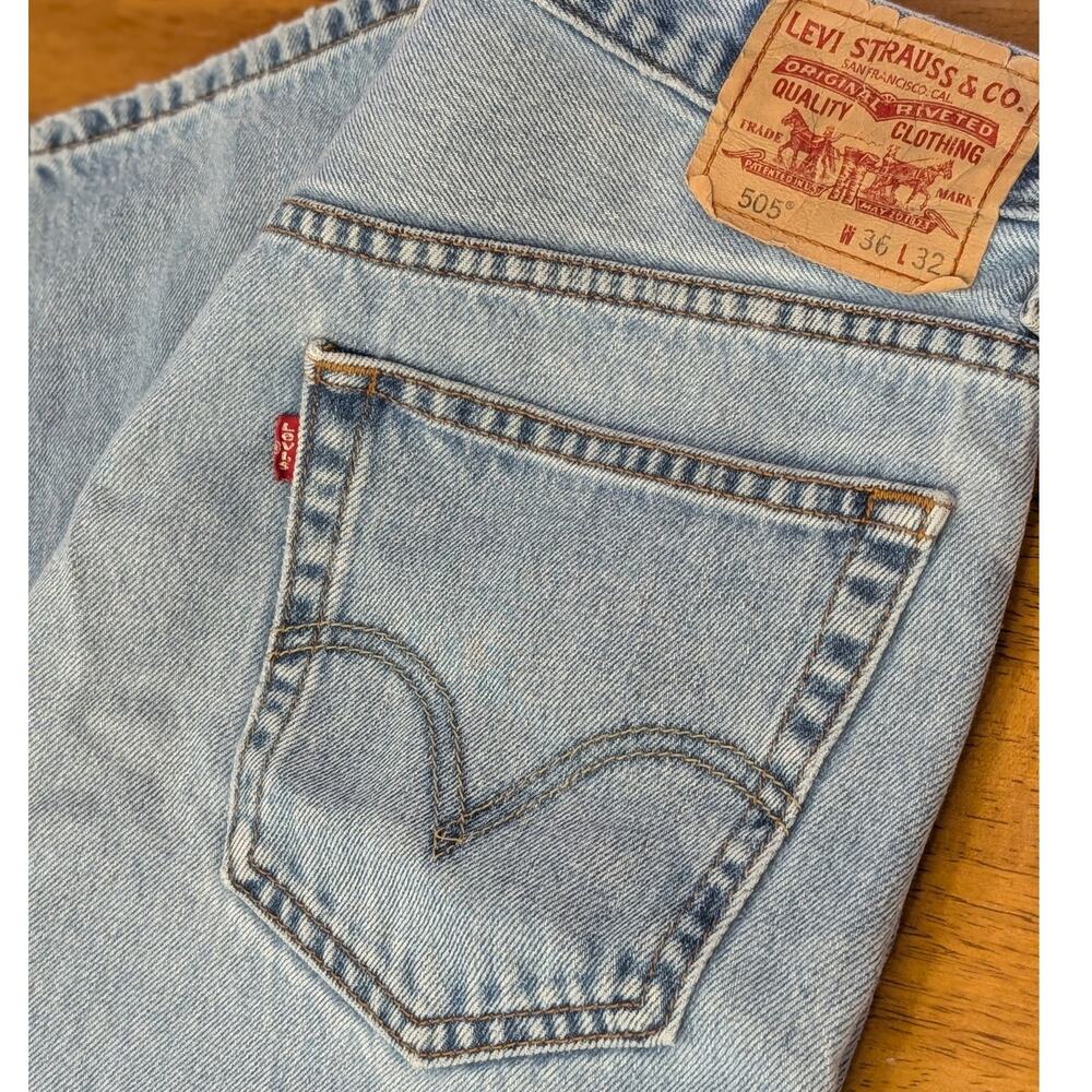 Levi's 505 Regular Fit Mens Jeans  W36 L32